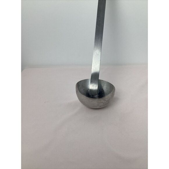 Vintage Brand Ware Ladle 15" 6oz Curve Handle Stainless Steel Made In The USA - Picture 6 of 7
